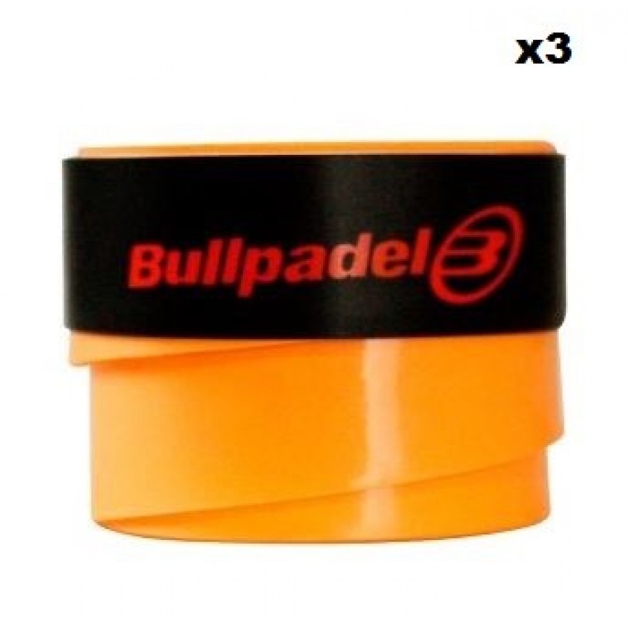 Overgrips Bullpadel Naranja Liso 3 Unidades - Barata Oferta Outlet