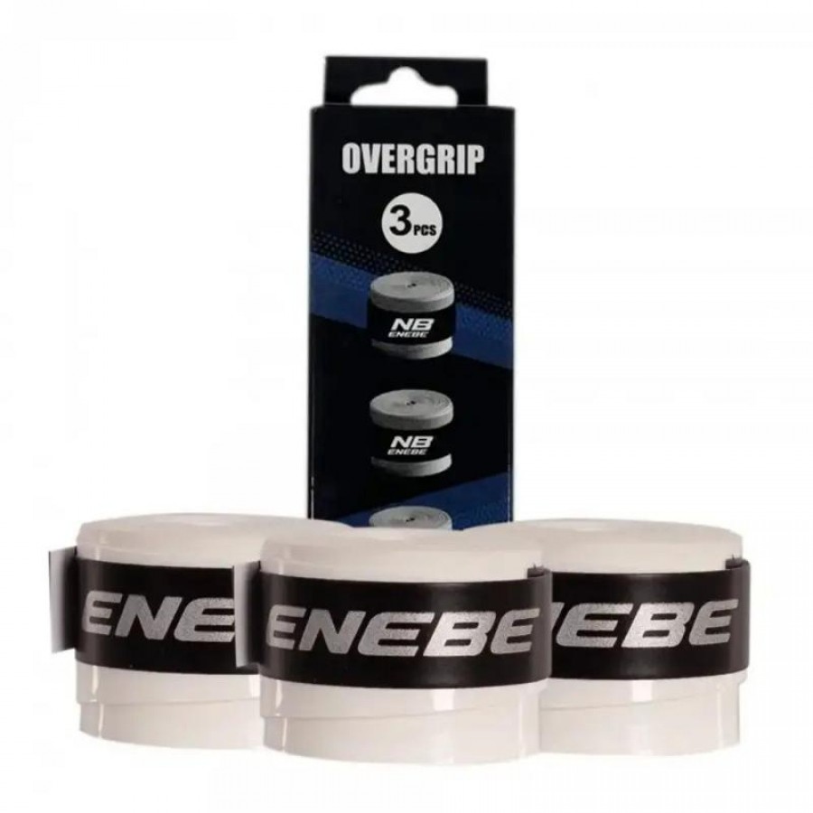 Enebe Plain White Surgrips 3 unités  Offre - Pas cher