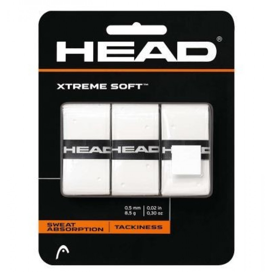 OVERGRIPS PADEL Head Xtreme Soft 3 White Units