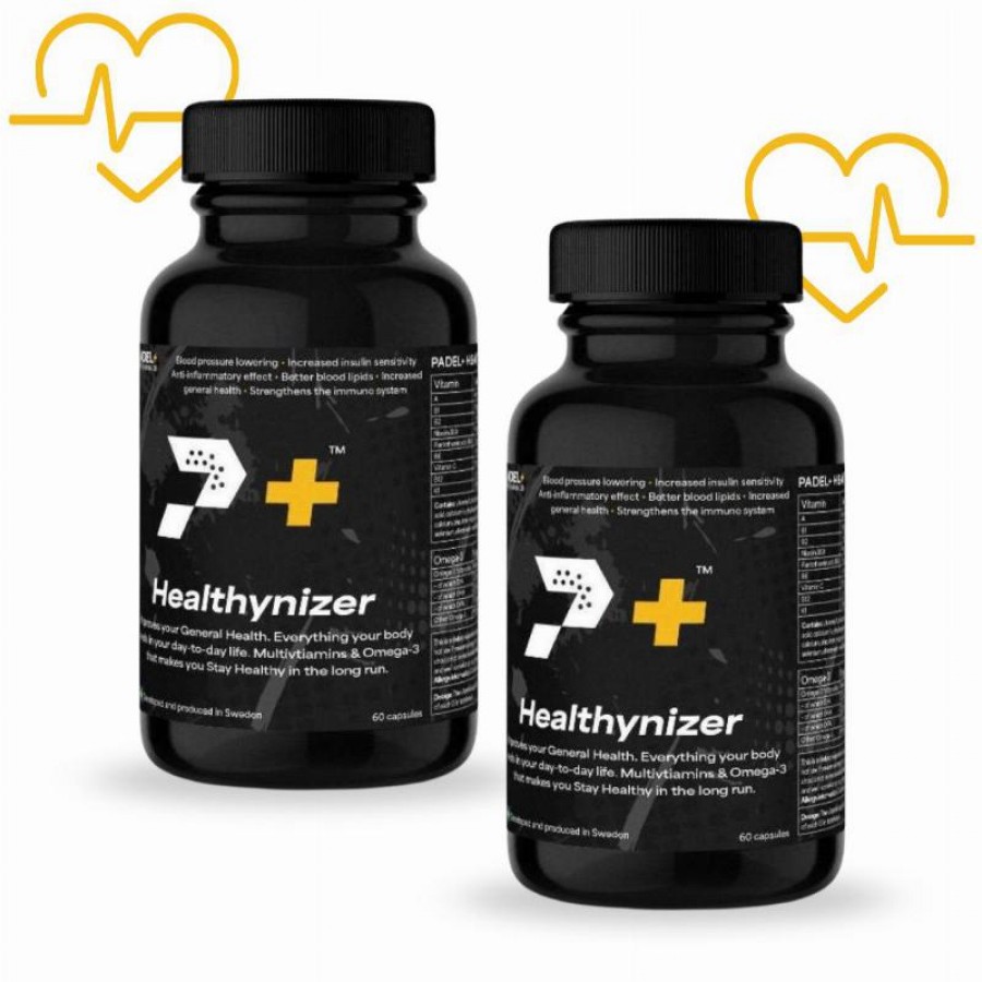 Pack Bote Padel Performance Healthnizer 120 Capsulas x2  Oferta + Barato