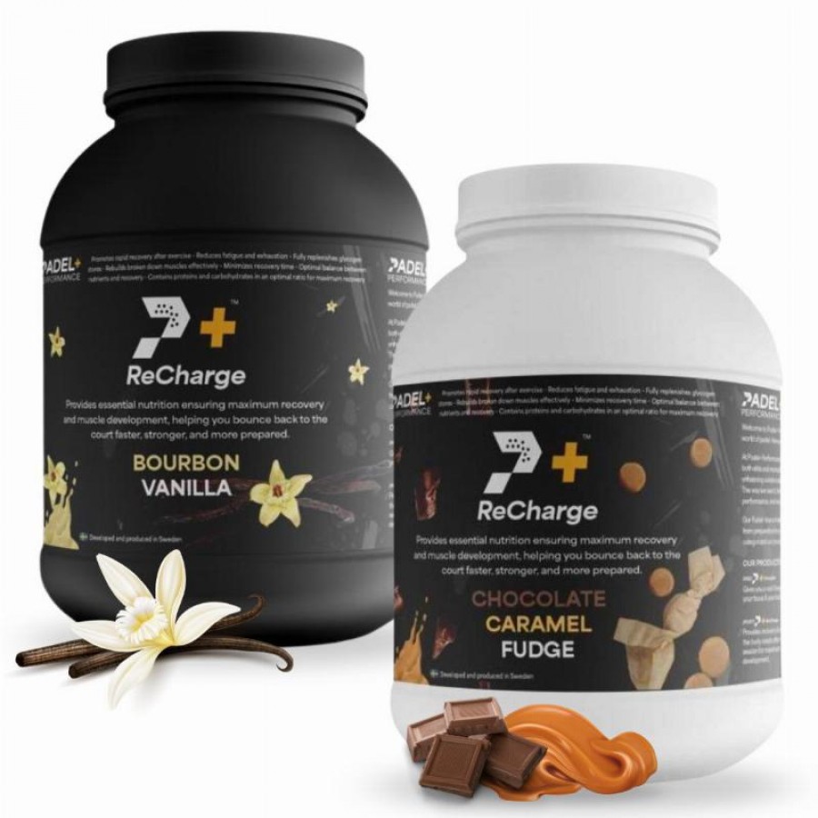 Pack Bote Padel Performance ReCharge Vainilla y Chocolate Caramelo  Offer + Cheap