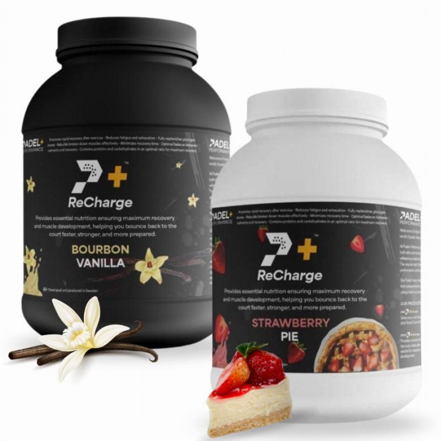 Pack Bote Padel Performance ReCharge Vainilla y Fresa  Offer + Cheap