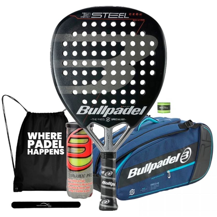 Pack Bullpadel Steel Performance