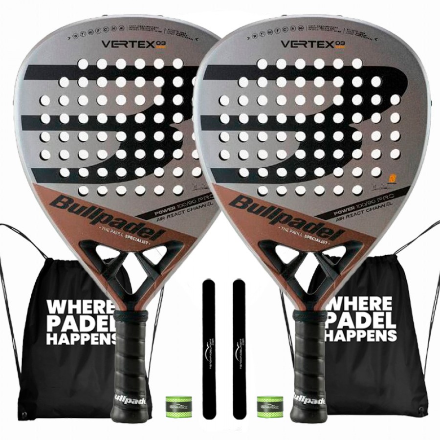 Pack Bullpadel Vertex Comfort 2023 X2