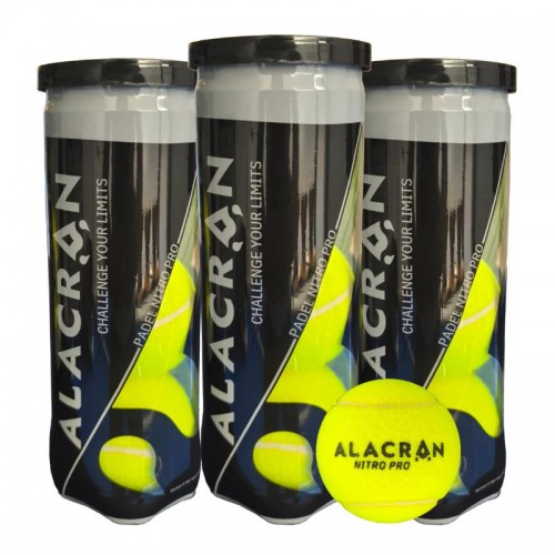 Pack de 3 Botes de Pelotas Alacran Nitro Pro Pack de 3 Botes de Pelotas Alacran Nitro Pro