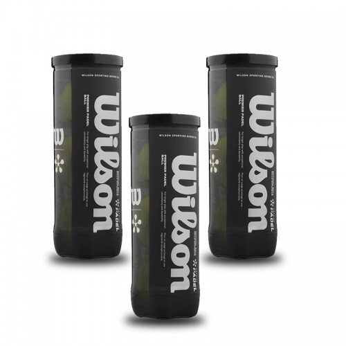 Pack de 3 Botes de Pelotas Wilson Padel Premier Pack de 3 Botes de Pelotas Wilson Padel Premier