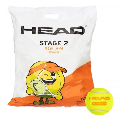 Pack de 72 Pelotas Head Stage 2 Naranja Pack de 72 Pelotas Head Stage 2 Naranja