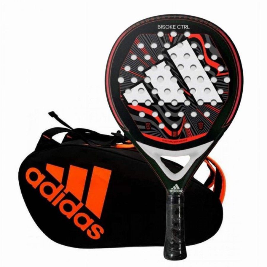 Pack Raquete Adidas Bisoke Control 2024 com Saco de Padel  Oferta + Barato
