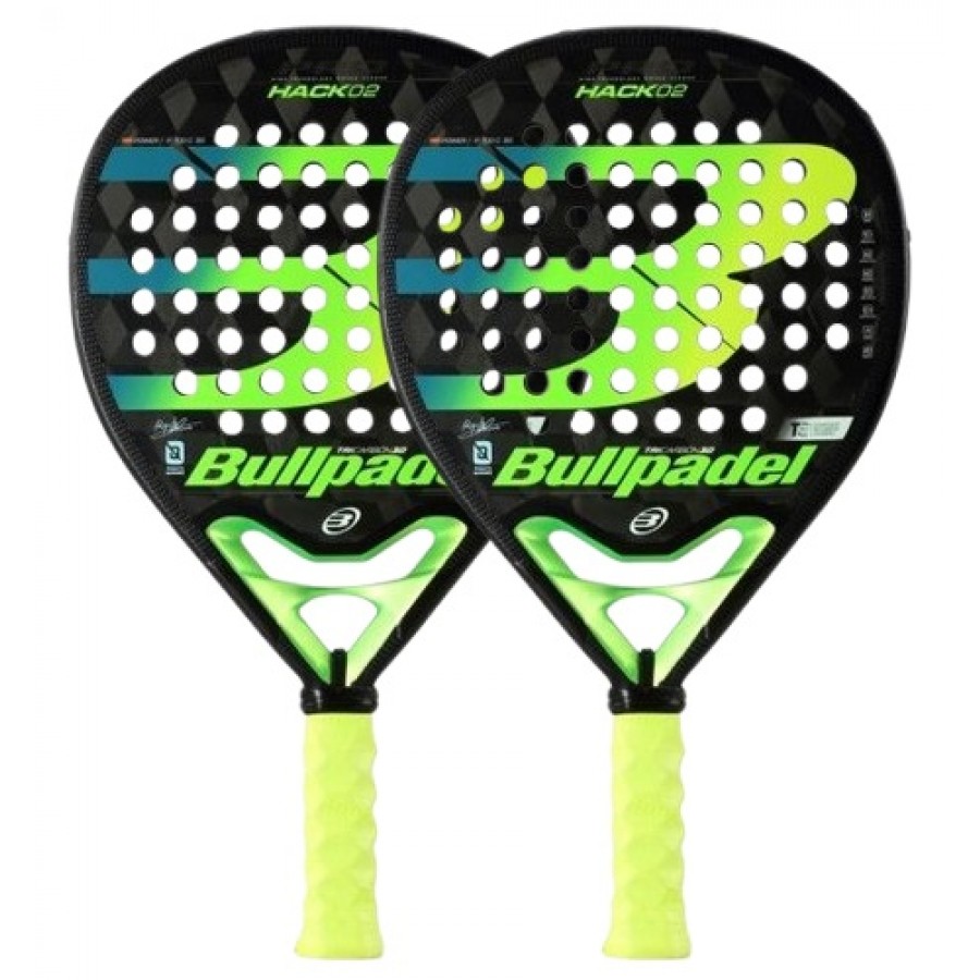 Pacote Pala Bullpadel Paquito Navarro Hack 02 Proline X2  Oferta + Barato