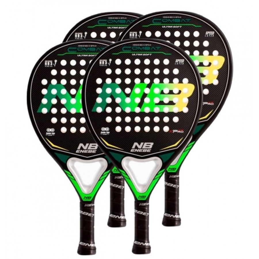 Pack Enebe Combat Pagaie Vert Jaune x4  Offre - Pas cher