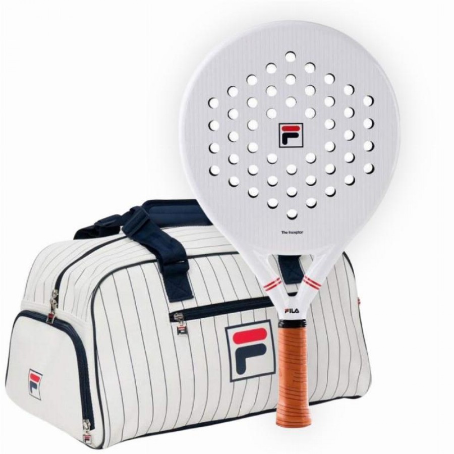 Pack Fila The Inceptor Sac Raquette et Raquette de Padel Blanc  Offre - Pas cher