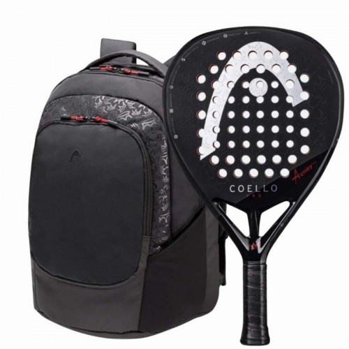 Pack Raquete Head Coello Pro 2025 com Mochila Pack Raquete Head Coello Pro 2025 com Mochila