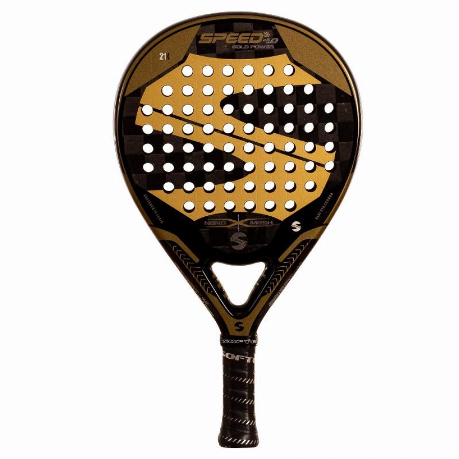 Pala Softee Speed Gold Power 4.0 Nano Malha