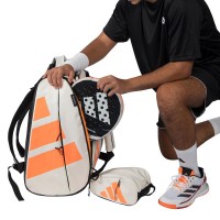 Sacoche Padel Adidas Multigame 3.5 Orange Craie Blanc