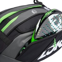 Lok Maxx Sac de Padel Noir Gris Fonce Citron Vert  Offre - Pas cher