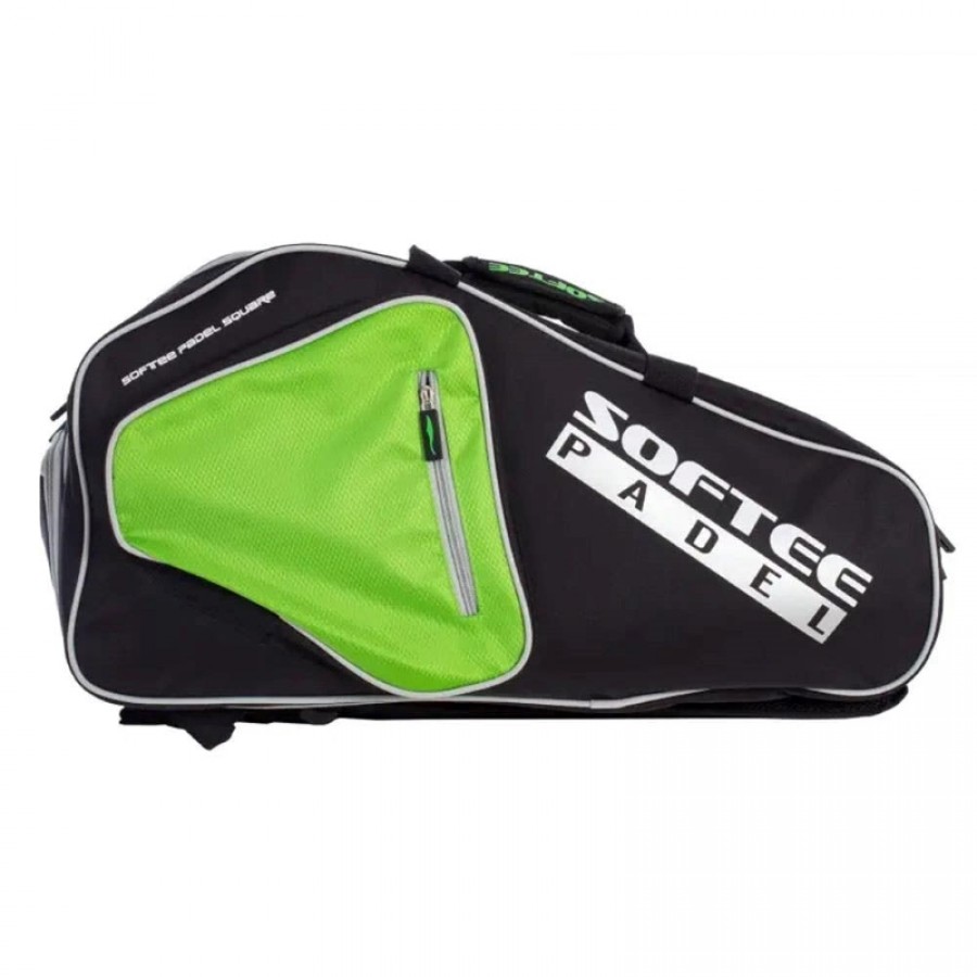 Paletero Softee Padel Square Verde Fluor  Oferta + Barato