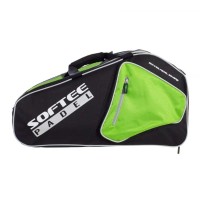 Paletero Softee Padel Square Verde Fluor  Oferta + Barato