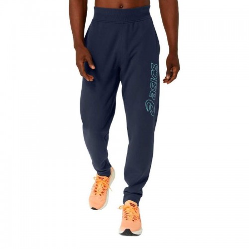 Pantalon Asics Logo Midnight Blue Green Pantalon Asics Logo Midnight Blue Green