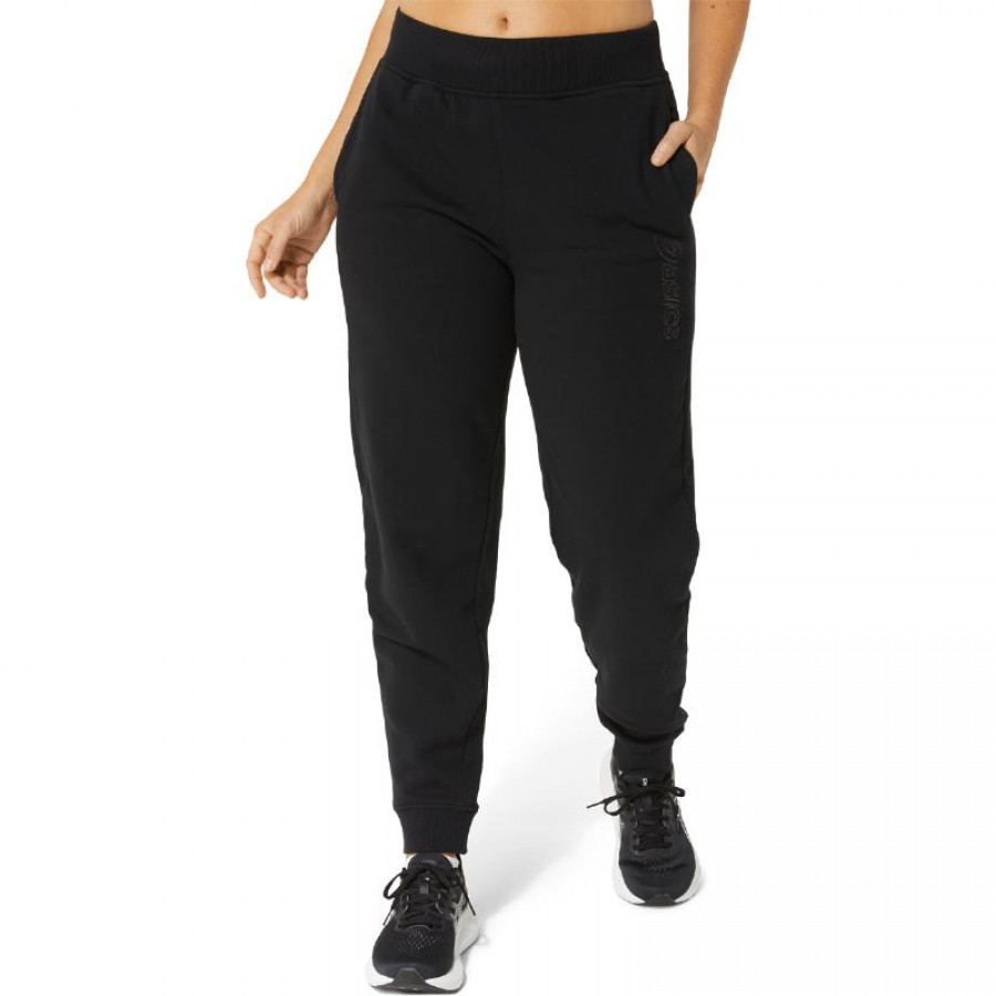 Asics Logo Black Women''s Pants  Offer + Cheap