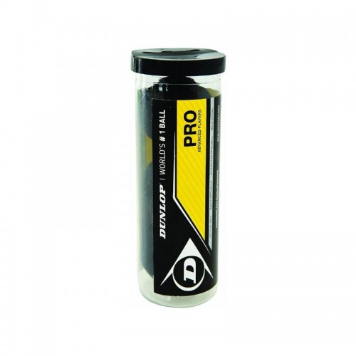 Dunlop Pro Palla da Squash Gialla a Doppio Punto 3 Unita Dunlop Pro Palla da Squash Gialla a Doppio Punto 3 Unita