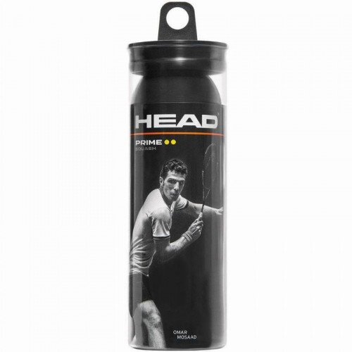 Head Prime Palla da Squash Gialla A Doppio Punto 3 Unita Head Prime Palla da Squash Gialla A Doppio Punto 3 Unita