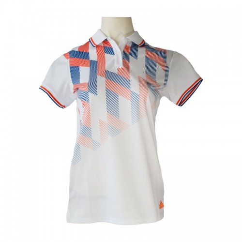 Polo Adidas Grfx Geometrico Blanco Polo Adidas Grfx Geometrico Blanco