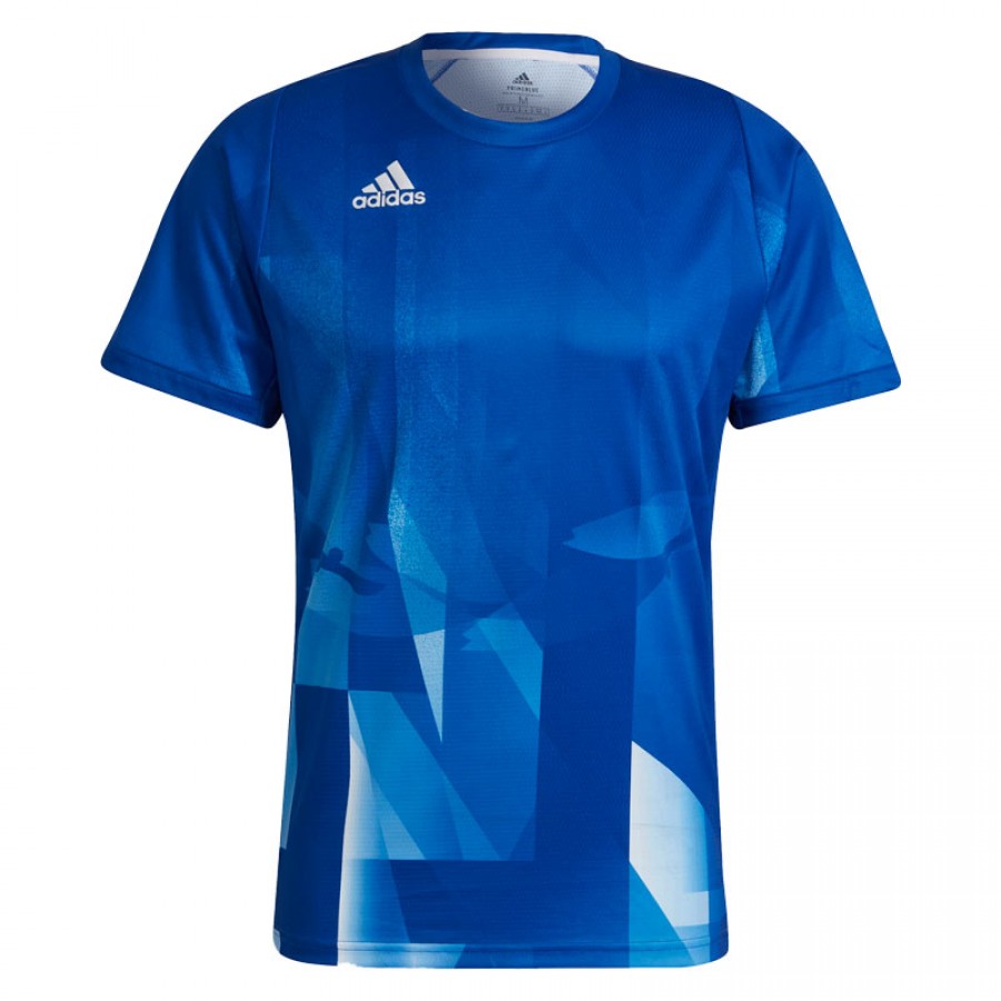 Camiseta Adidas Tennis Tokyo FreeLift HeatReady Royal