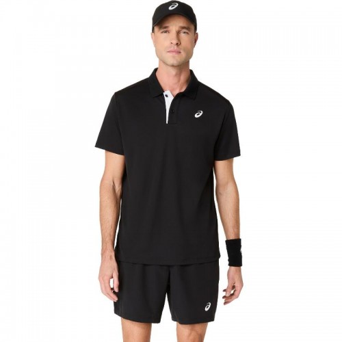 Polo Asics Court Negro Polo Asics Court Negro