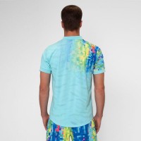 Polo Bidi Badu Melbourne Aqua Mix  Oferta + Barato