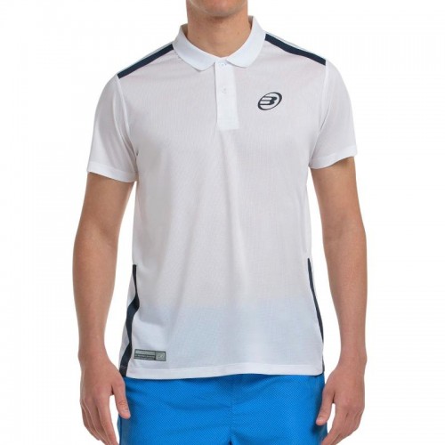 Bullpadel Balto White Polo Shirt Bullpadel Balto White Polo Shirt