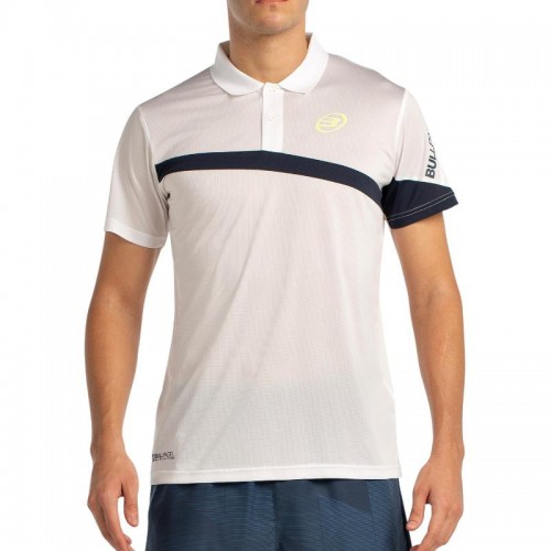 Bullpadel Polo Shirt Shine White Bullpadel Polo Shirt Shine White