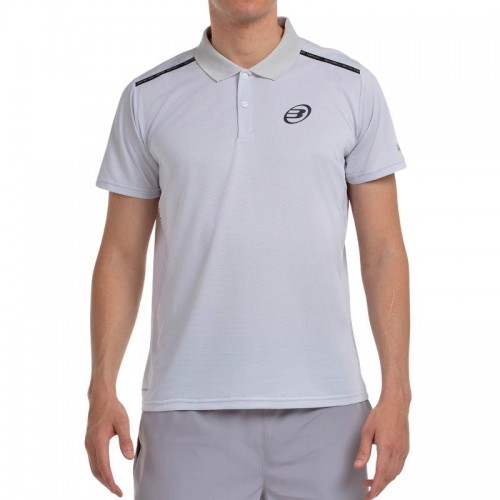 Bullpadel Mirac Pearl Gray Polo Shirt Bullpadel Mirac Pearl Gray Polo Shirt
