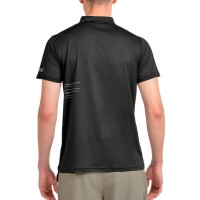 Bullpadel Mirac Polo Noir  Offre - Pas cher