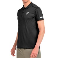 Bullpadel Mirac Polo Noir  Offre - Pas cher