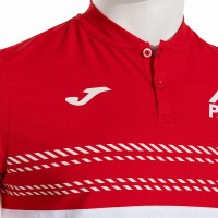 Joma A1 Polo Padel Branco Vermelho  Oferta + Barato