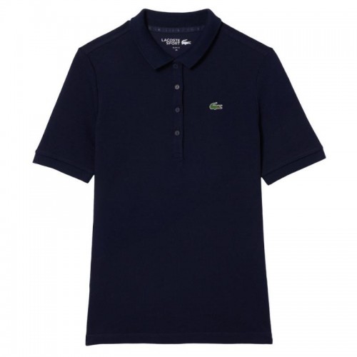 Polo Femme Lacoste Pique Bleu Marine Polo Femme Lacoste Pique Bleu Marine