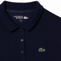 Polo Lacoste Pique Azul Marino Mujer  Oferta + Barato