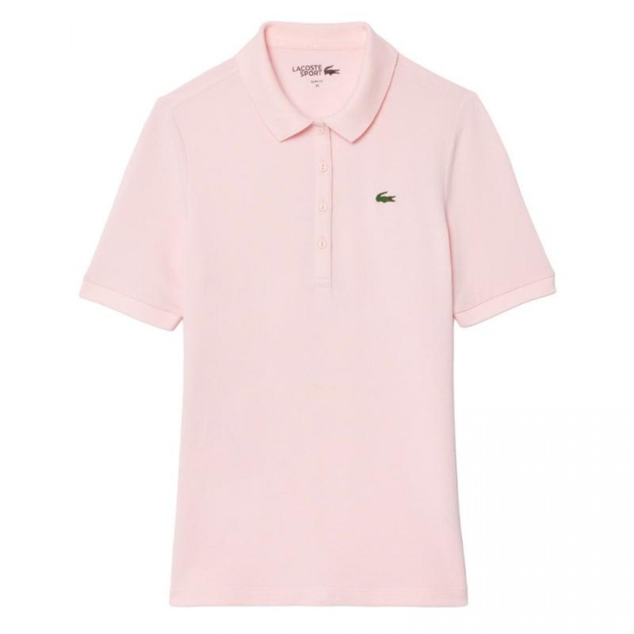 Polo Lacoste Pique Rose Femme  Offre - Pas cher