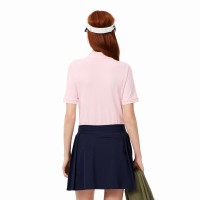 Polo Lacoste Pique Rose Femme  Offre - Pas cher