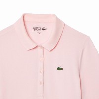 Polo Lacoste Pique Rose Femme  Offre - Pas cher