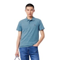 Polo Lacoste Regular Fit Algodon Azul  Offer + Cheap