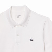 Lacoste Polo Regular Fit en coton blanc  Offre - Pas cher
