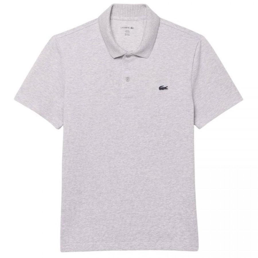 Polo Lacoste Regular Fit Algodon Gris Vigore  Offre - Pas cher