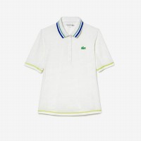 Polo Lacoste Ultra Dry White Women