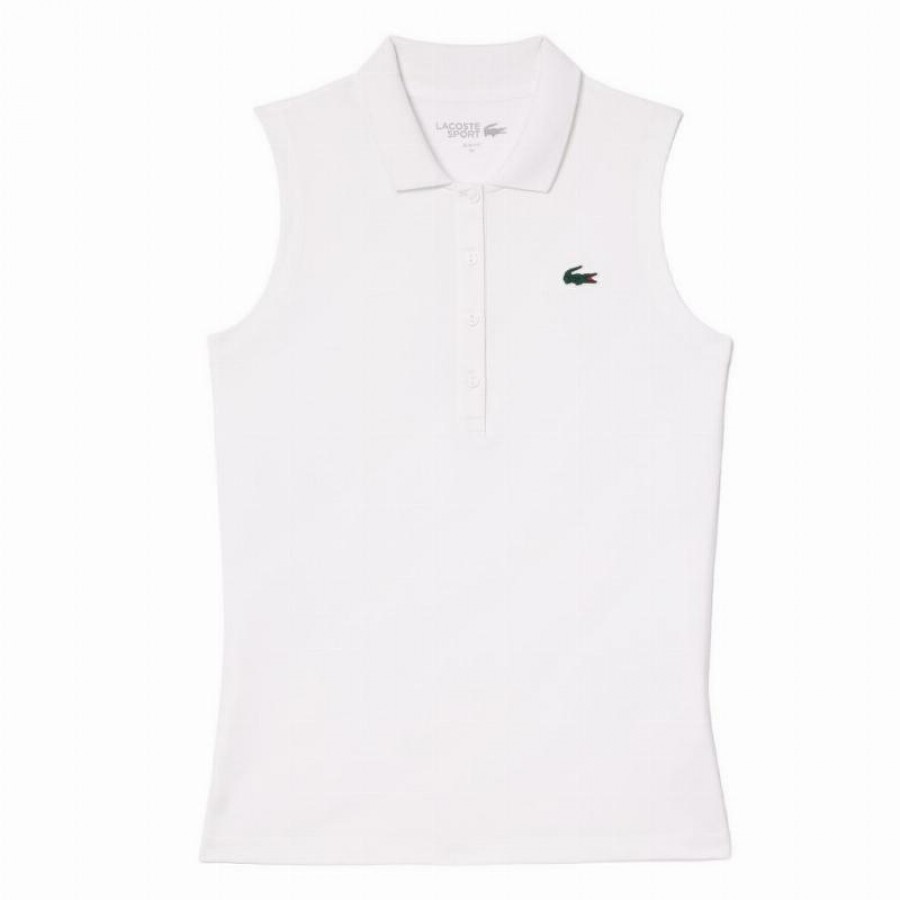 Lacoste Ultra Dry White Women''s Polo  Offer + Cheap