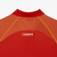 Lacoste Ultra Dry Red Orange Polo Shirt  Offer + Cheap
