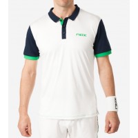Polo Nox Pro Blanco Logo Verde  Oferta + Barato