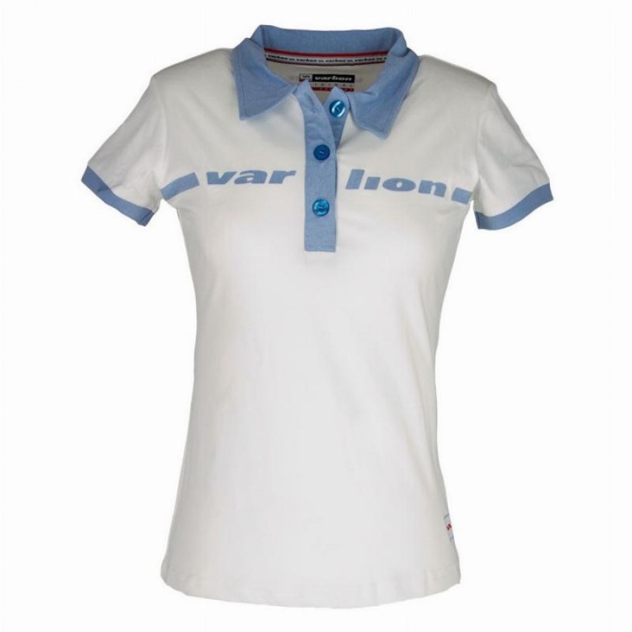 Polo Varlion M/C MD13S05 Blanco Mujer  Offer + Cheap
