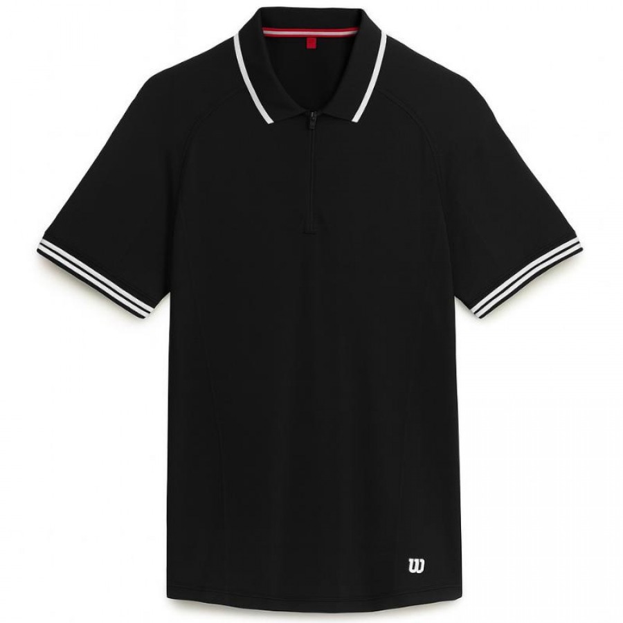 Polo Wilson Players Seamless 2.0 Negro  Oferta + Barato