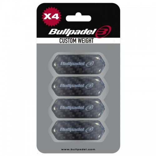 Protecteur Bullpadel Poids Personnalisé Negro 4 Unidades Protecteur Bullpadel Poids Personnalisé Negro 4 Unidades